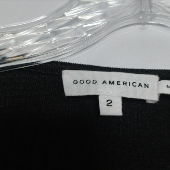 GOOD AMERICAN Shimmer Wrap Top - Picture 5 of 7